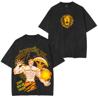 The Seven Deadly Sins Escanor Unisex Washed T-Shirt