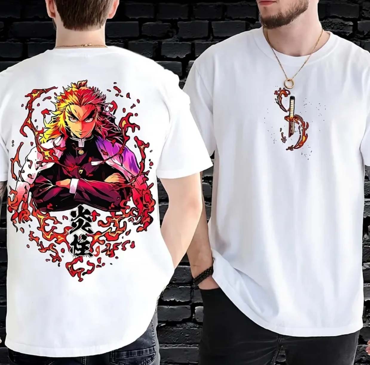 Rengoku Kyoujurou Demon Slayer Printed Unisex T-shirt