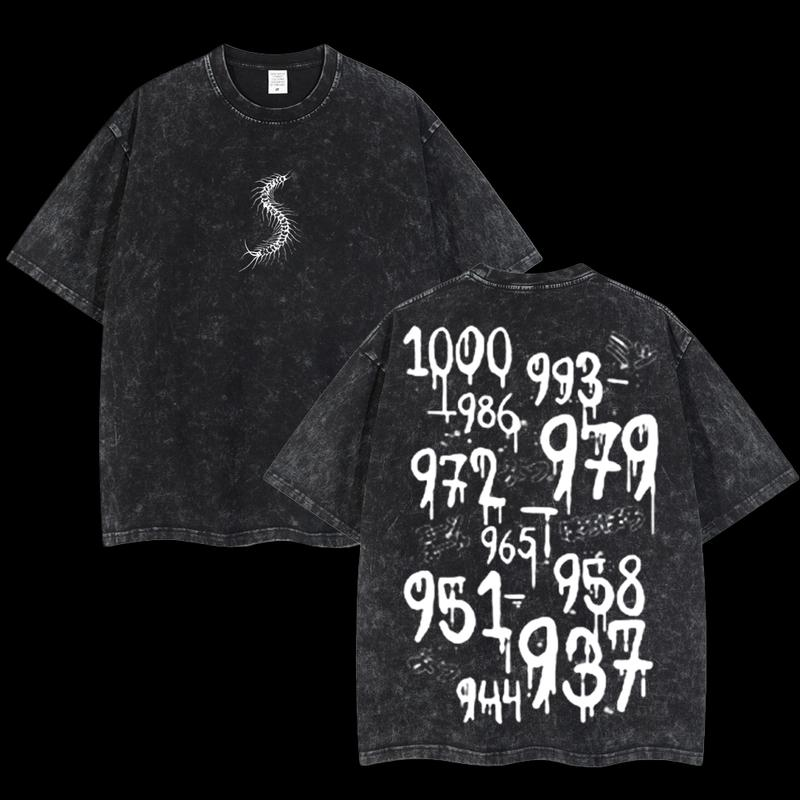 Tokyo Ghoul Oversize Washed T-Shirt- Unisex