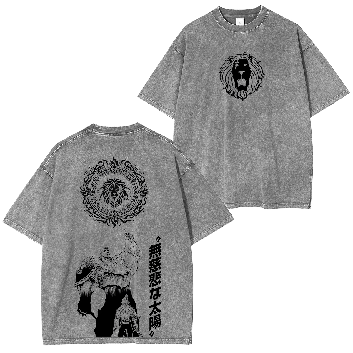 Seven Deadly Sins Escanor  Unisex Washed T-Shirt