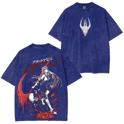 Blood Devil Unisex Washed T-Shirt