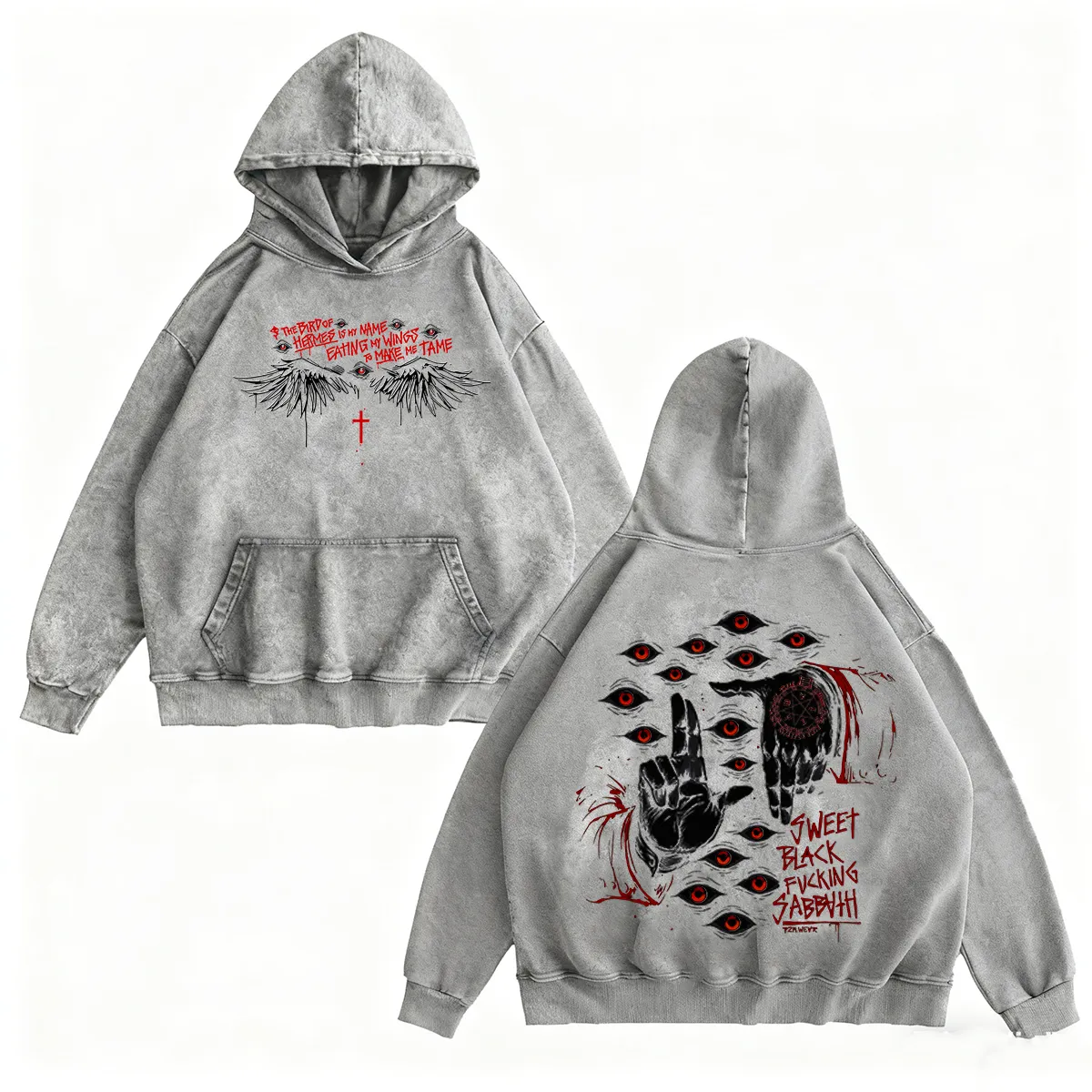 Alucard the Wings Hellsing Unisex Washed T-Shirt