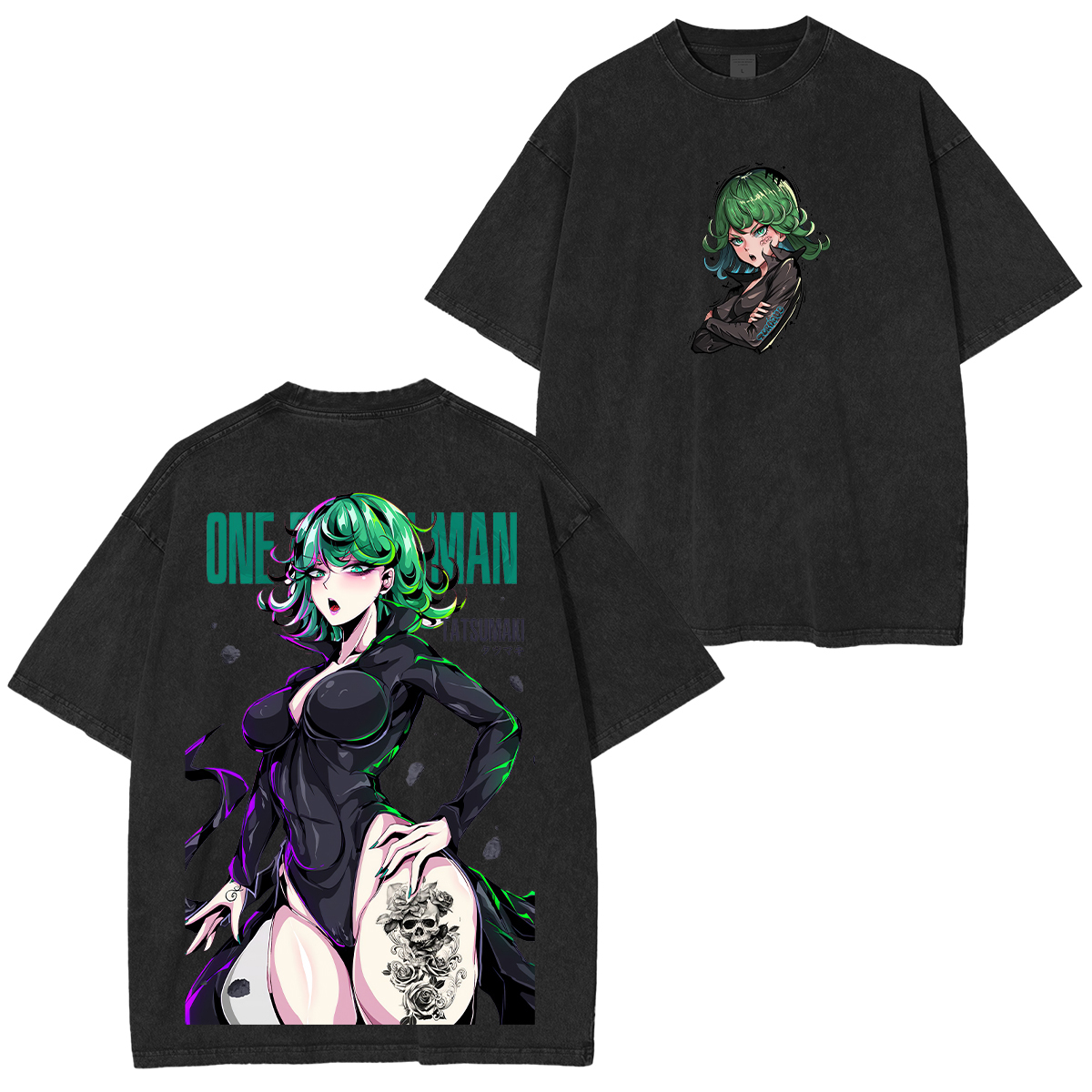 One-Punch Man Tatsumaki Unisex Washed T-Shirt