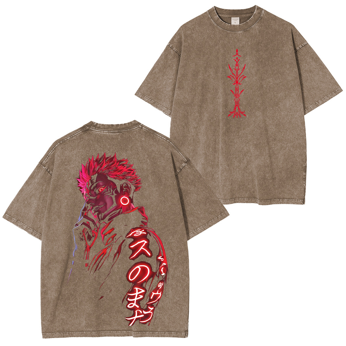 Jujutsu Kaisen Ryomen Sukuna Unisex Washed T-Shirt