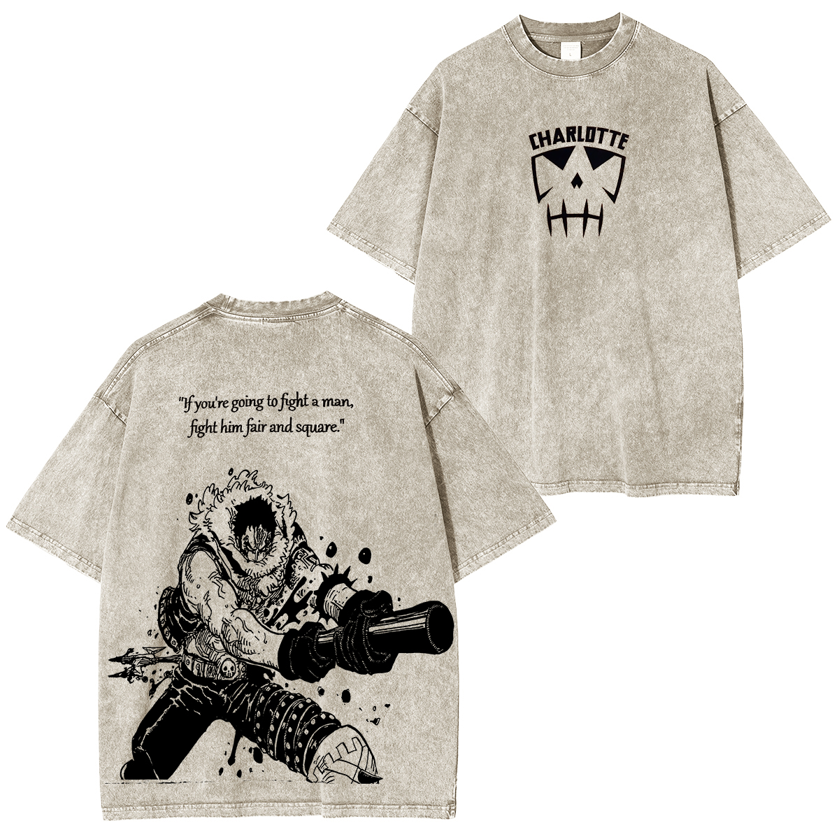 One Piece Charlotte Katakuri Unisex Washed T-Shirt