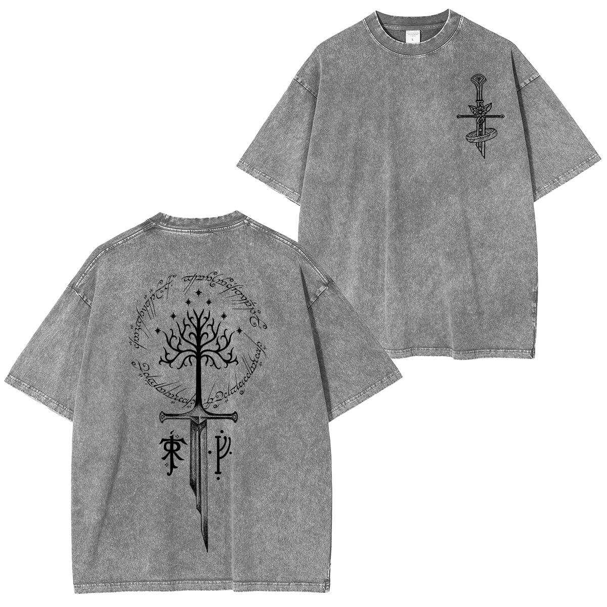 The Lord of the Rings White Tree of Gondor Unisex Washed T-Shirt