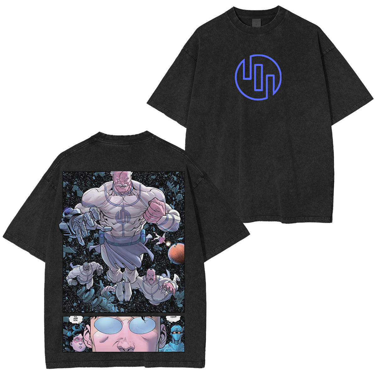 Invincible Conquest Printed Unisex Washed T-Shirt