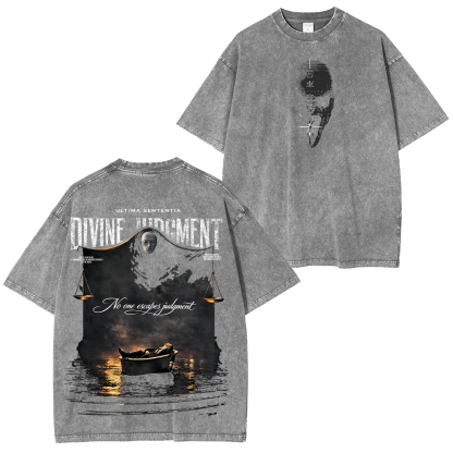 Jujutsu Kaisen Hiromi Higuruma Printed Unisex Washed T-Shirt