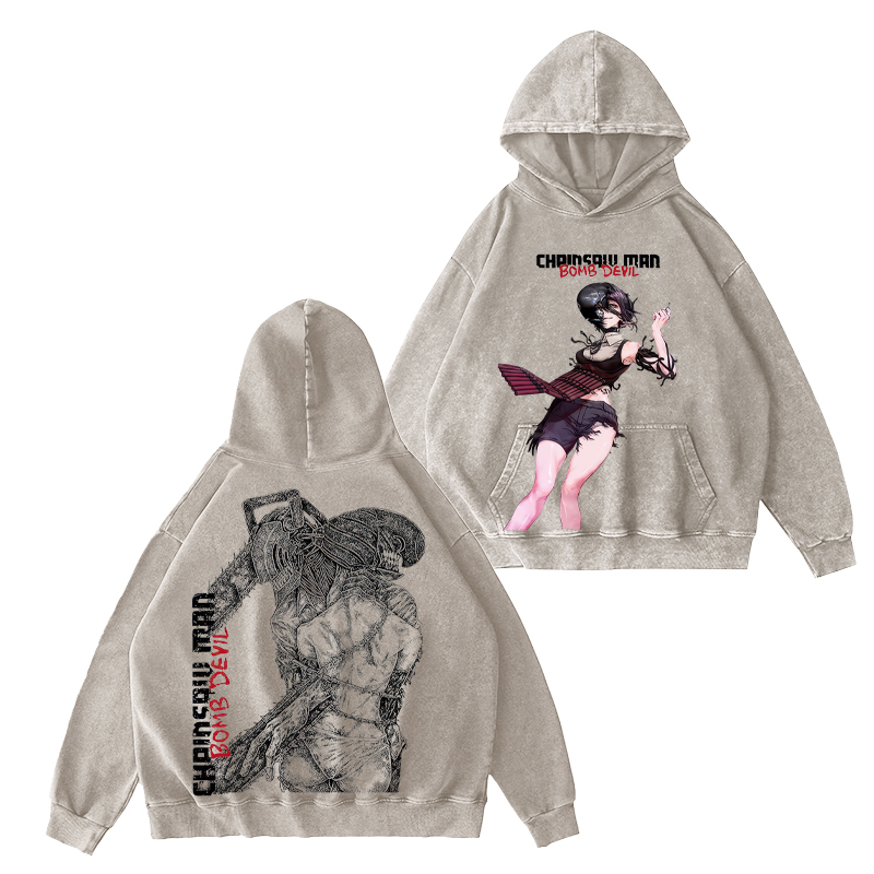 Chainsaw Man Bome Devil Unisex Washed T-Shirt