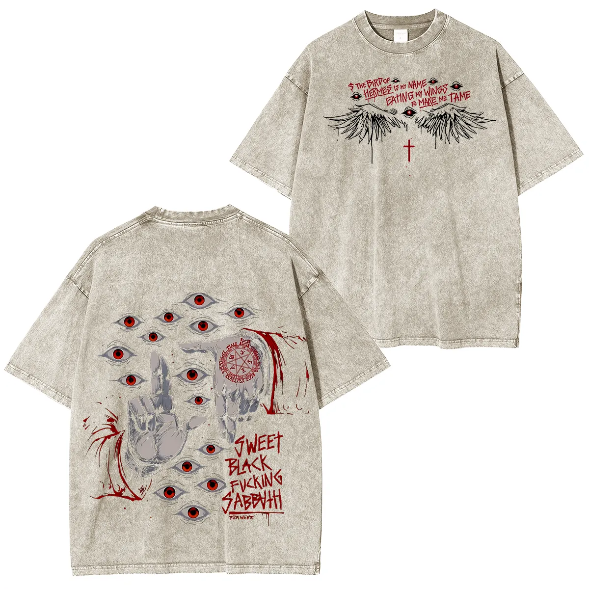 Alucard the Wings Hellsing Unisex Washed T-Shirt