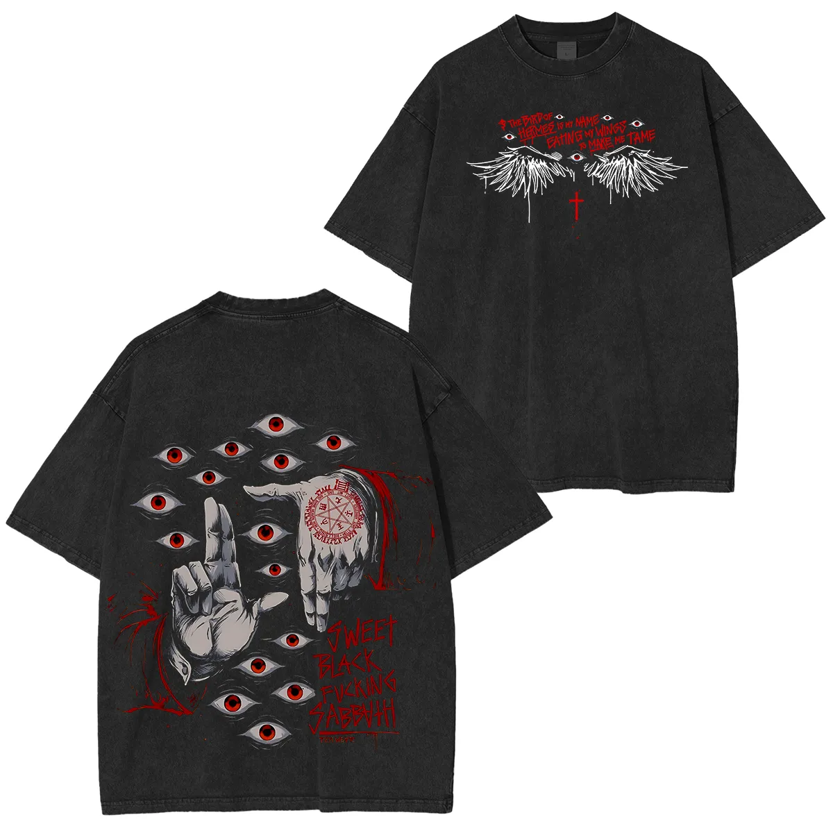 Alucard the Wings Hellsing Unisex Washed T-Shirt