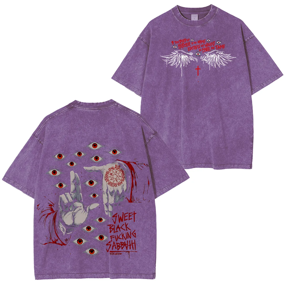 Alucard the Wings Hellsing Unisex Washed T-Shirt