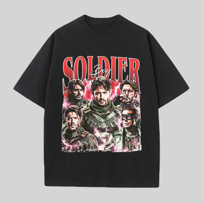 Billy Butcher Printed Unisex Washed T-Shirt