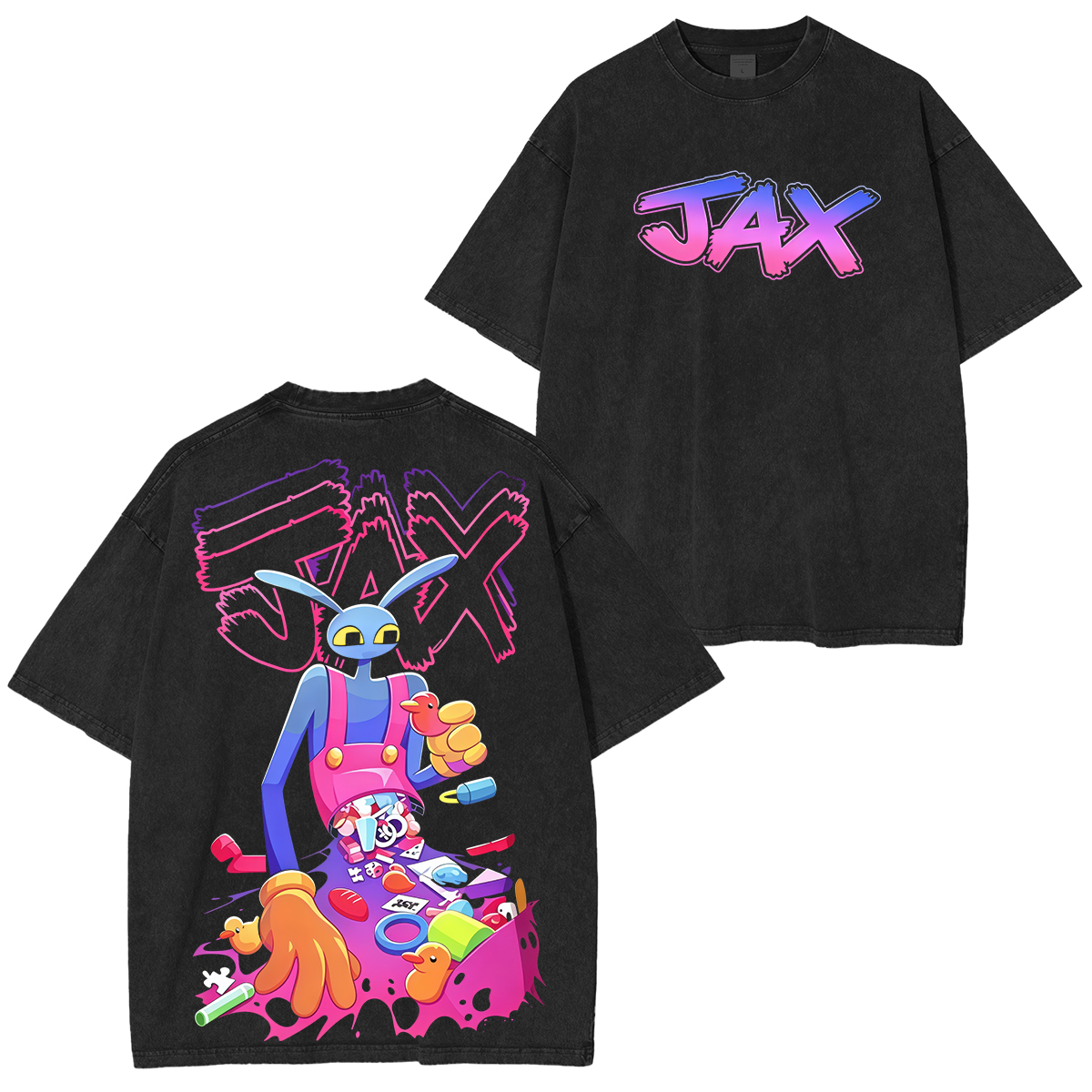 The Amazing Digital Circus Printed Unisex Washed T-Shirt