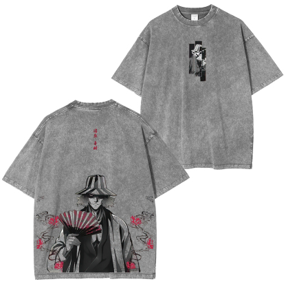 Bleach Kisuke Urahara Unisex Washed T-Shirt