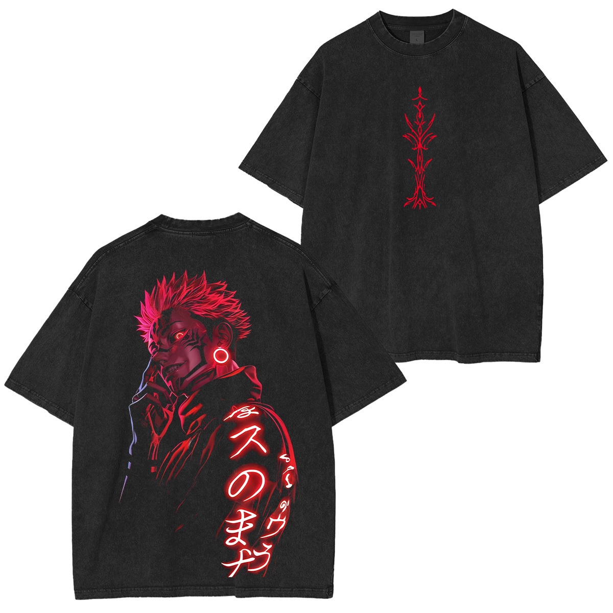 Jujutsu Kaisen Ryomen Sukuna Unisex Washed T-Shirt