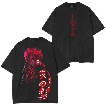 Jujutsu Kaisen Ryomen Sukuna Unisex Washed T-Shirt
