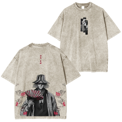Bleach Kisuke Urahara Unisex Washed T-Shirt