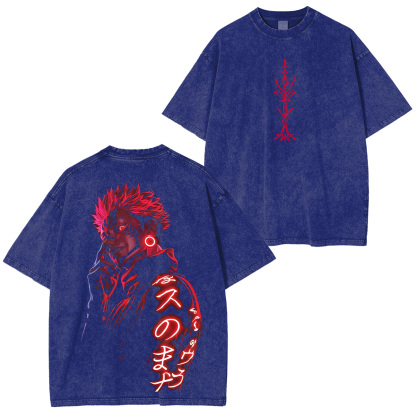 Jujutsu Kaisen Ryomen Sukuna Unisex Washed T-Shirt