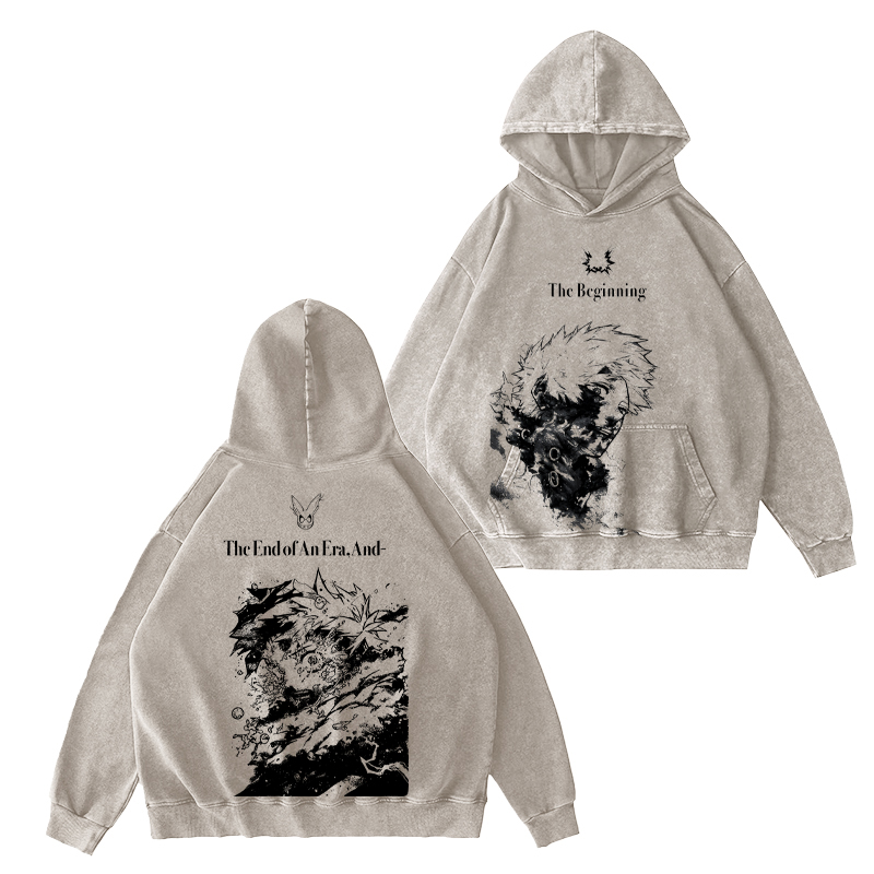 My Hero Academia Katsuki Bakugo Unisex Washed Hoodie