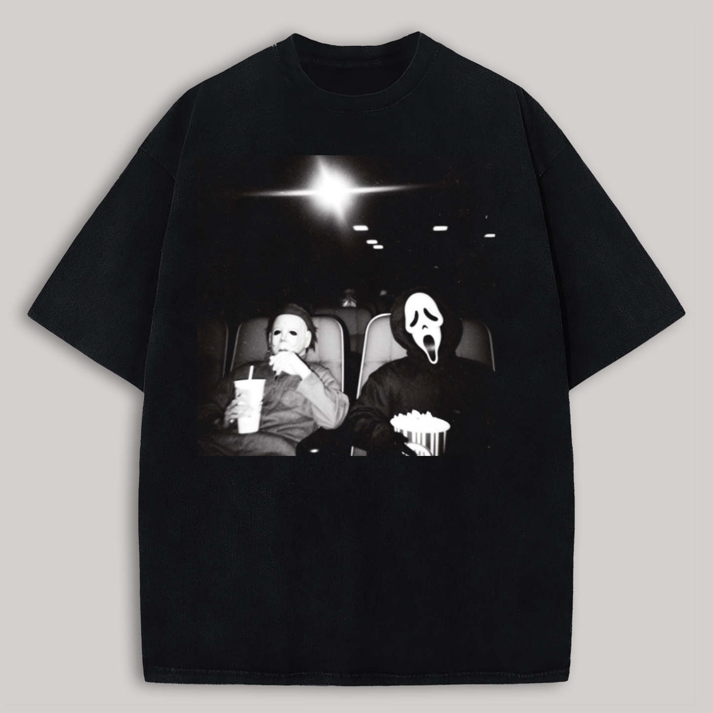 Scream Horror Movie Printed Oversized Unisex T-shirts