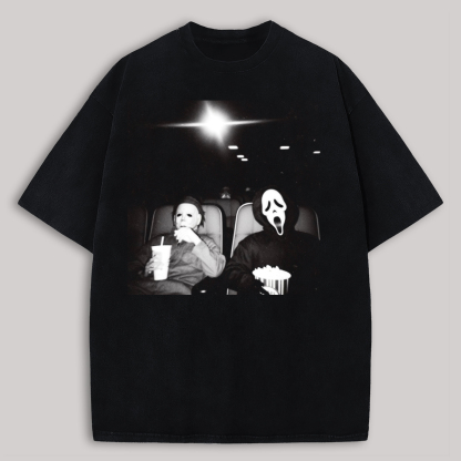 Scream Horror Movie Printed Oversized Unisex T-shirts