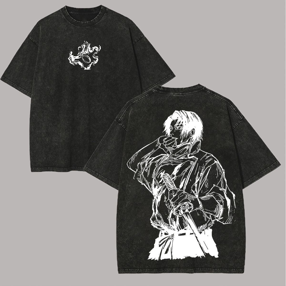 Jujutsu Kaisen Yuta Okkotsu Printed Unisex Washed T-Shirt