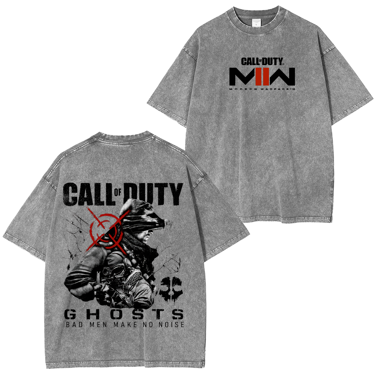 Call of Duty Ghosts Printed Unisex Oversized T-Shirt