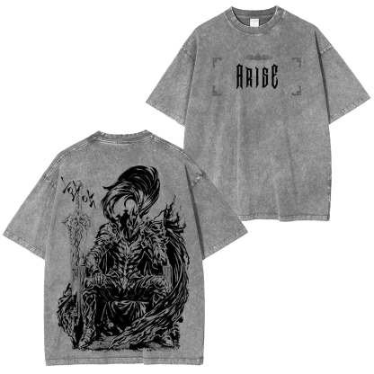 Solo Leveling Printed Unisex Washed T-Shirt