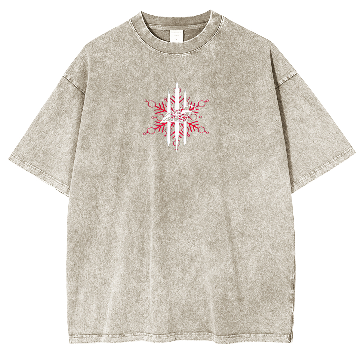 Demon Slayer Akaza Unisex Washed T-Shirt