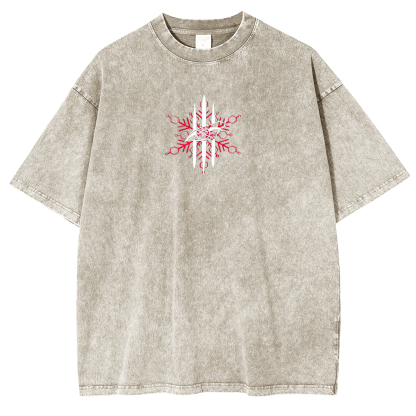 Demon Slayer Akaza Unisex Washed T-Shirt