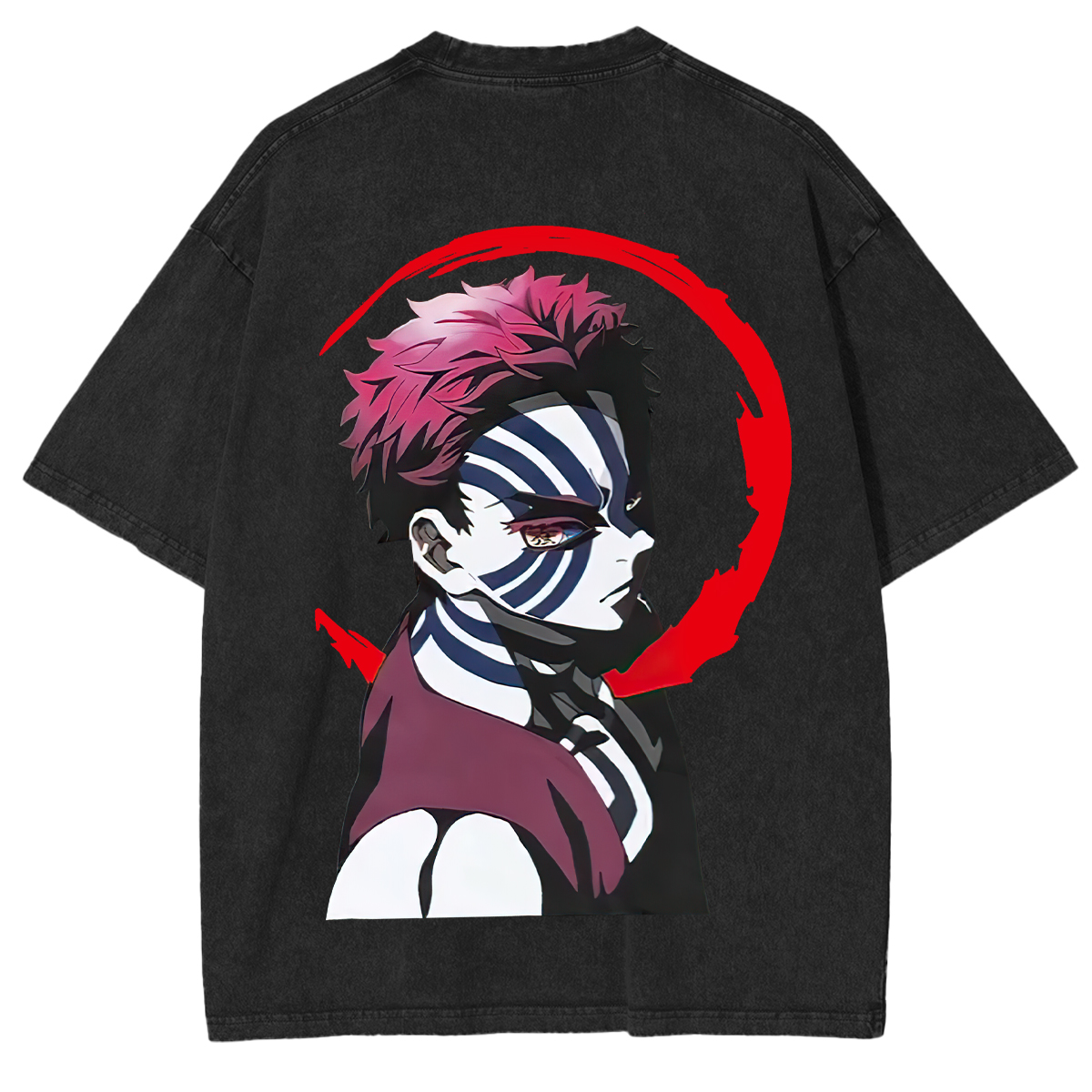 Demon Slayer Akaza Unisex Washed T-Shirt