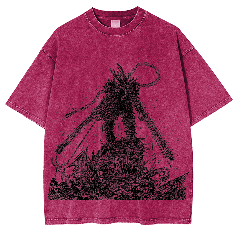 Chainsaw Man Unisex Washed T-Shirt