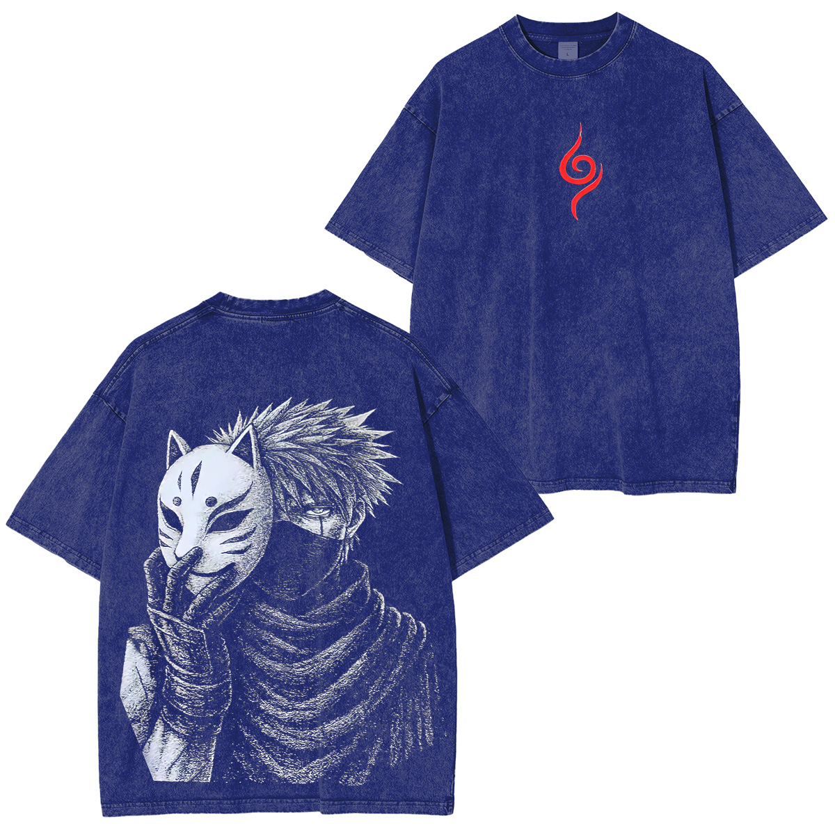 Naruto Kakashi Hatake Unisex Washed T-Shirt