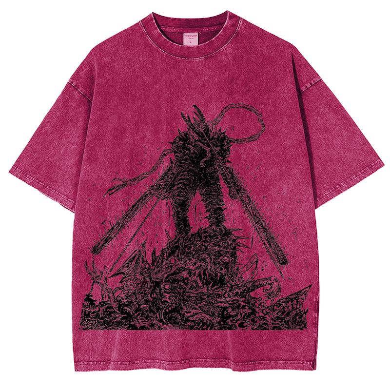 Chainsaw Man Unisex Washed T-Shirt