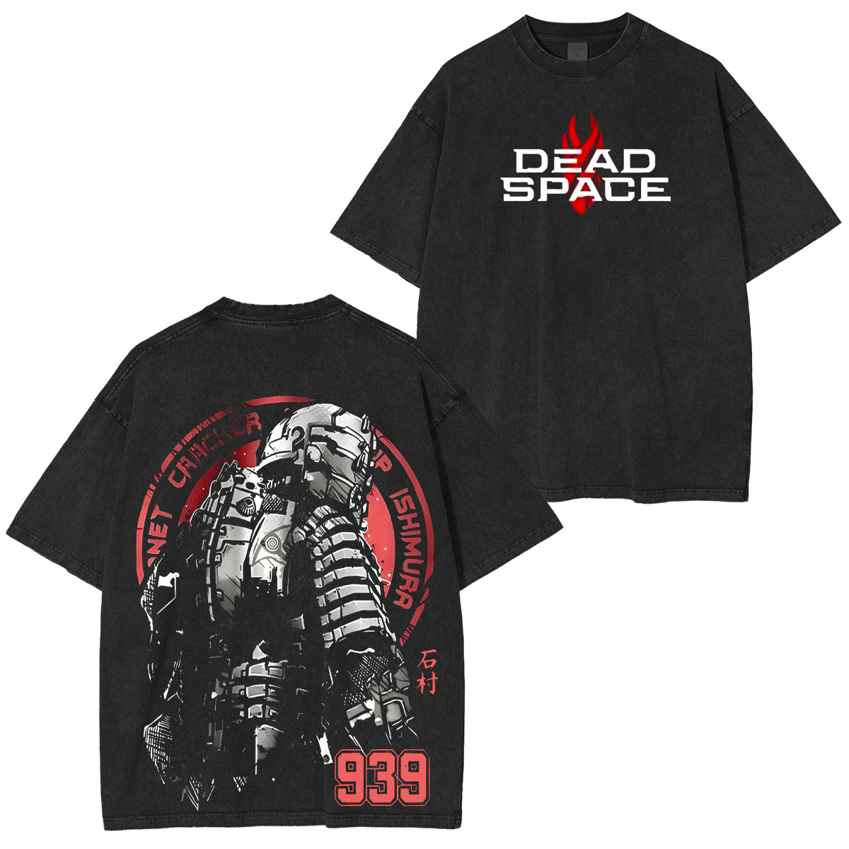 Dead Space Printed Unisex Washed T-Shirt