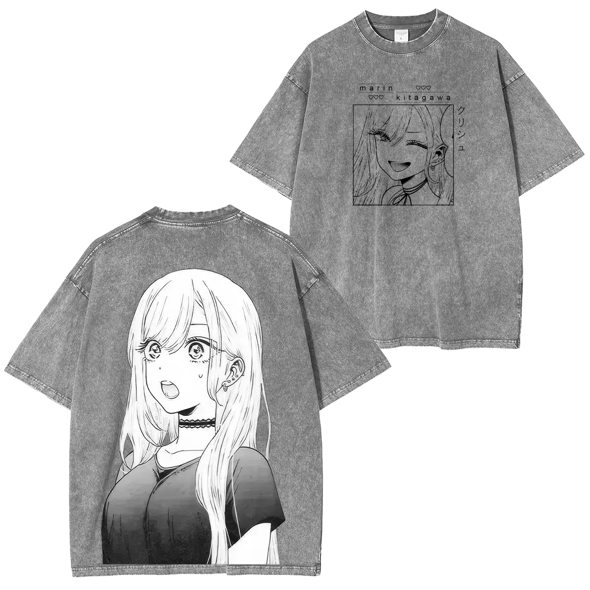 My Dress-Up Darling Marin Kitagawa Printed Unisex Washed T-Shirt