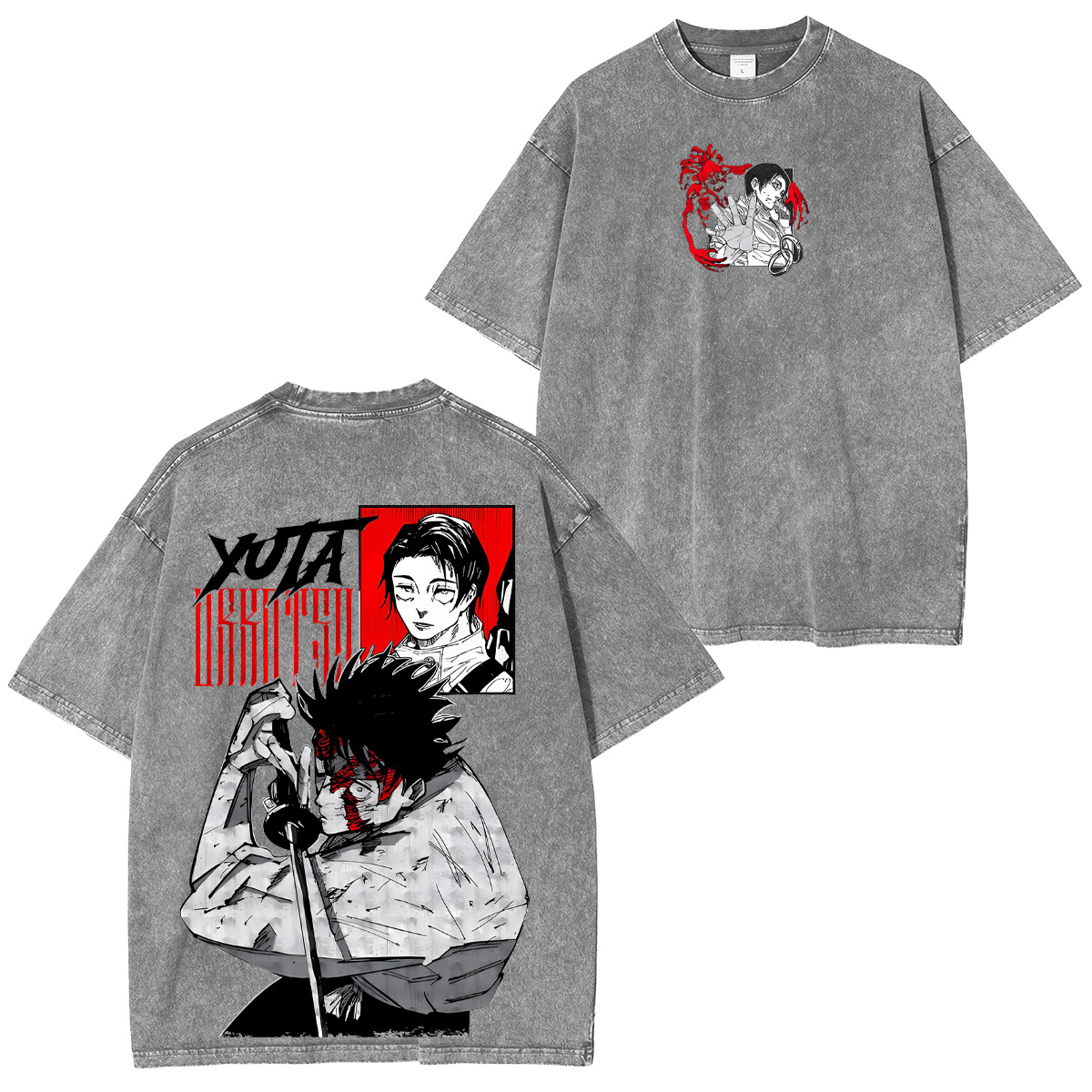 Jujutsu Kaisen Yuta Okkotsu Unisex Washed T-Shirt