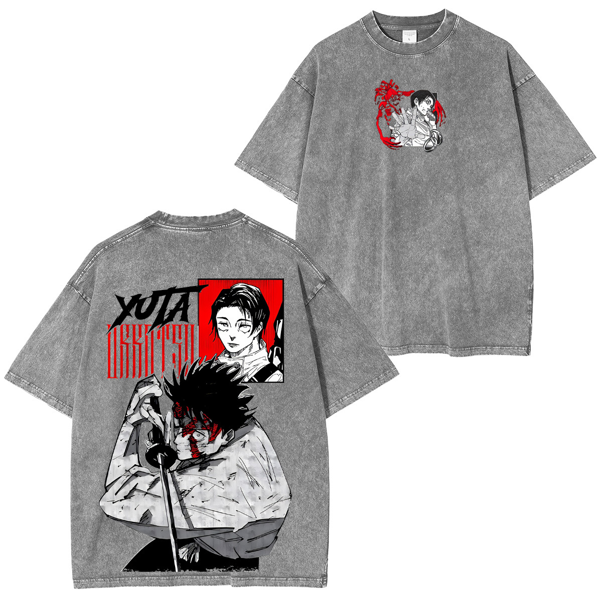 Jujutsu Kaisen Yuta Okkotsu Unisex Washed T-Shirt