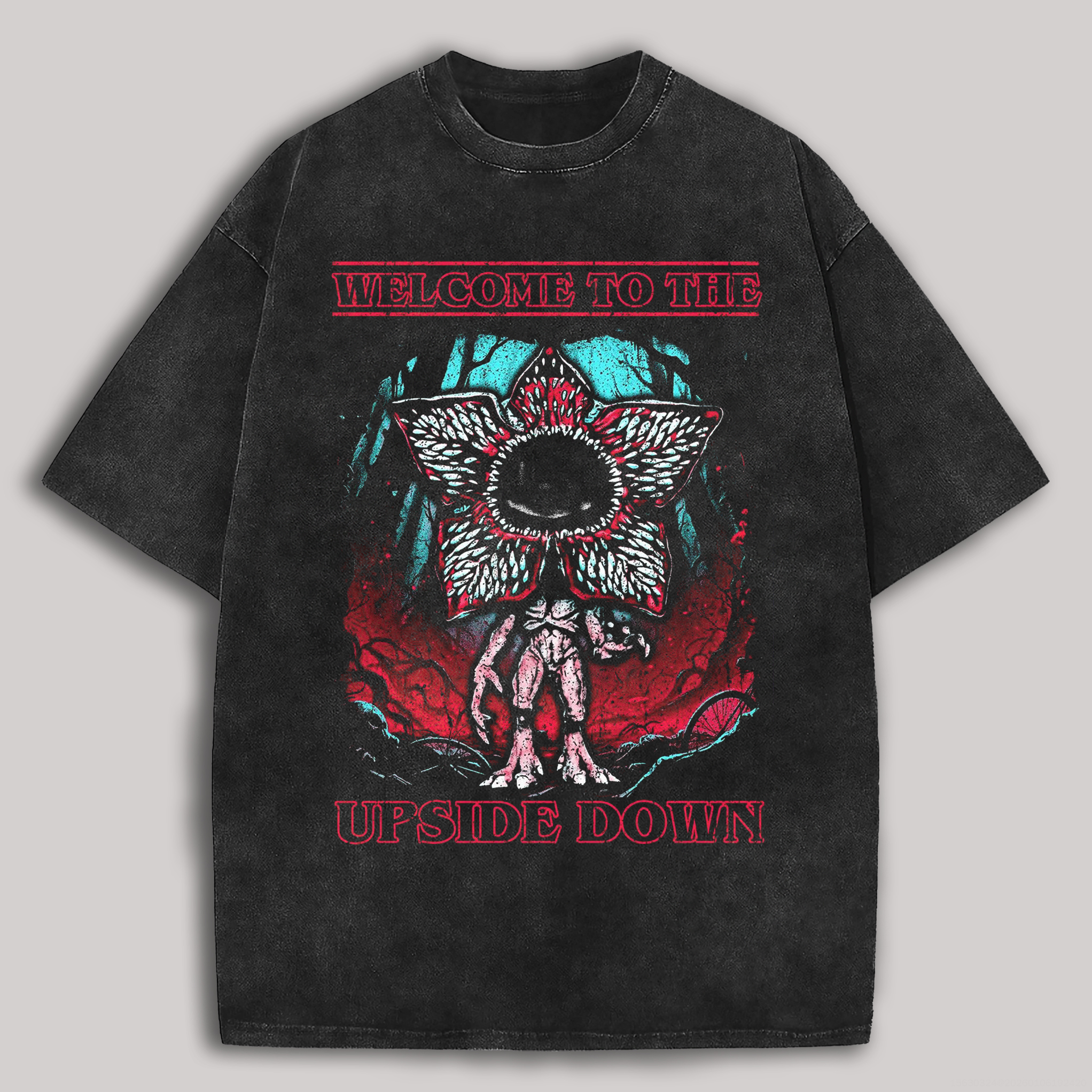 Stranger Things Demogorgon Unisex Washed T-Shirt
