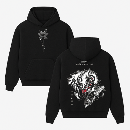 Demon Slayer Upper Rank One Printed Unisex Hoodie