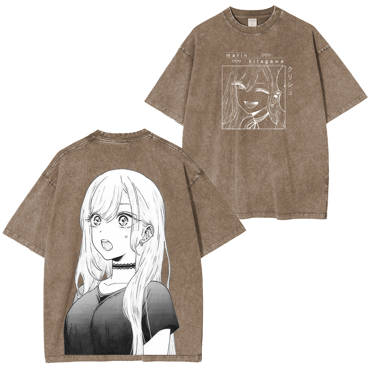 My Dress-Up Darling Marin Kitagawa Printed Unisex Washed T-Shirt