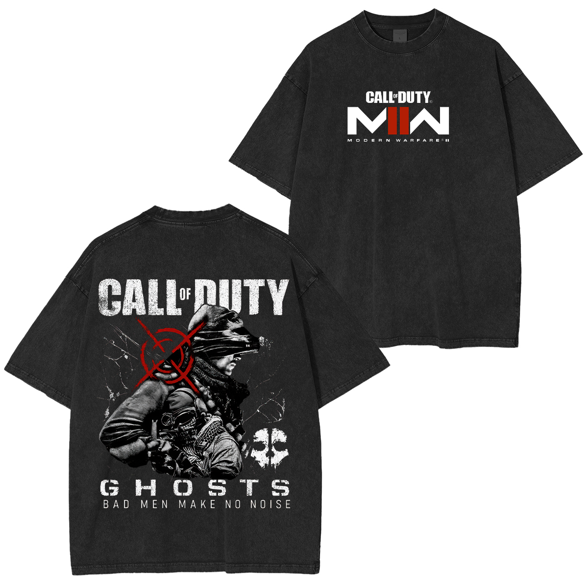 Call of Duty Ghosts Printed Unisex Oversized T-Shirt