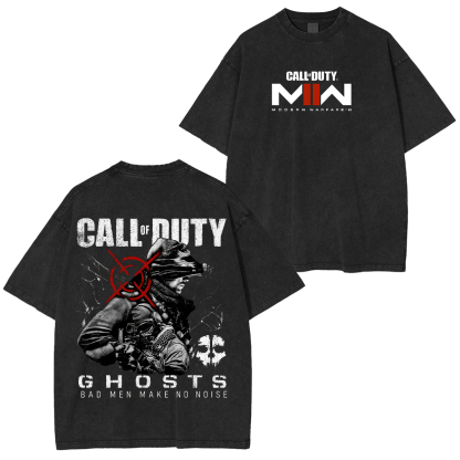 Call of Duty Ghosts Printed Unisex Oversized T-Shirt