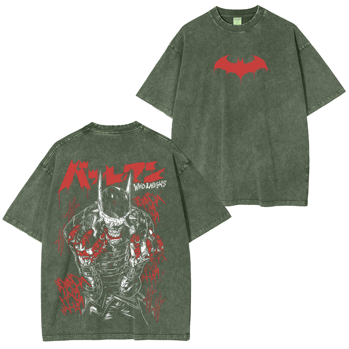 The Batman Who Laughs Printed Unisex Oversized T-Shirt