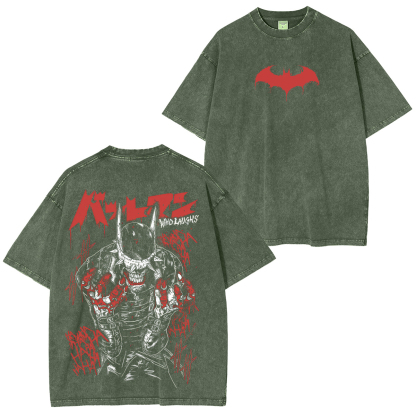 The Batman Who Laughs Printed Unisex Oversized T-Shirt