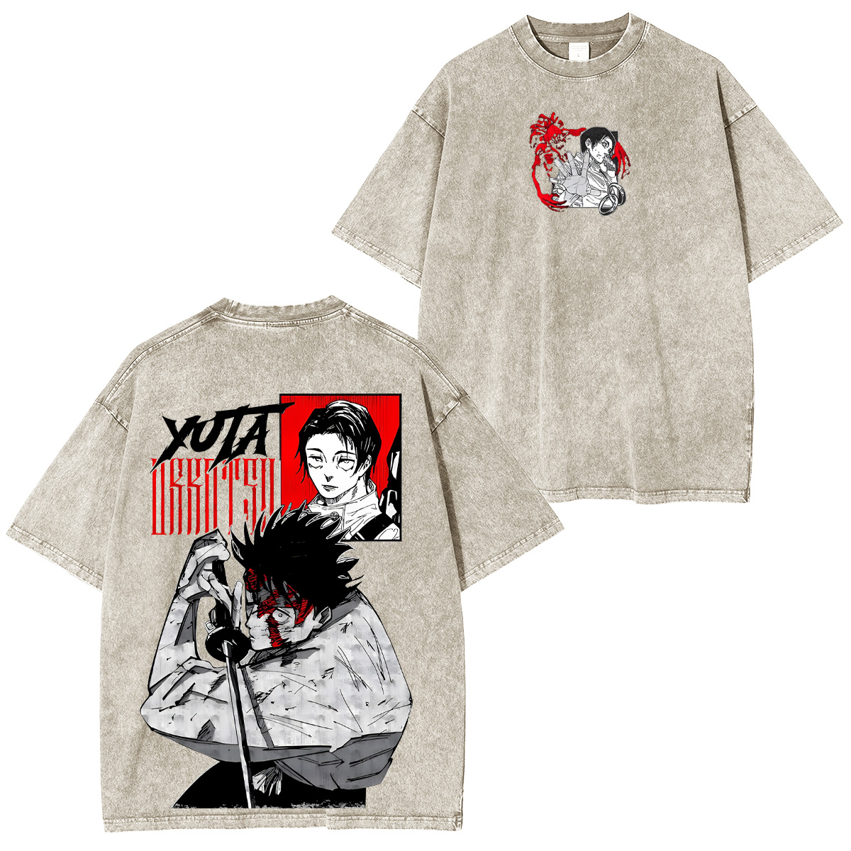 Jujutsu Kaisen Yuta Okkotsu Unisex Washed T-Shirt
