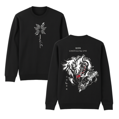 Demon Slayer Upper Rank One Printed Unisex Sweatshirt