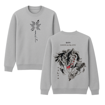 Demon Slayer Upper Rank One Printed Unisex Sweatshirt