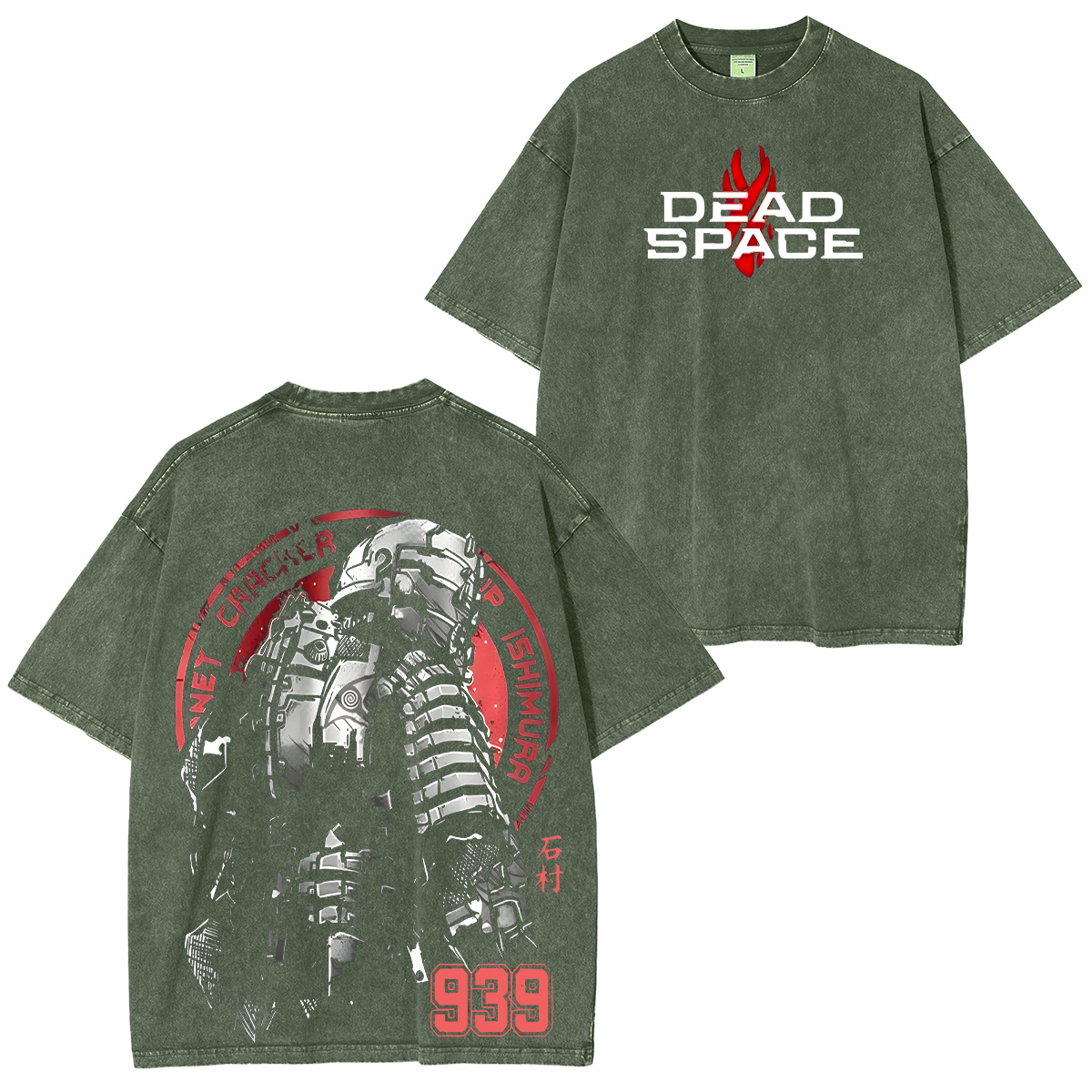 Dead Space Printed Unisex Washed T-Shirt